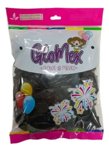 GLOMEX NEGRO STD 12´´ C/100 PZ